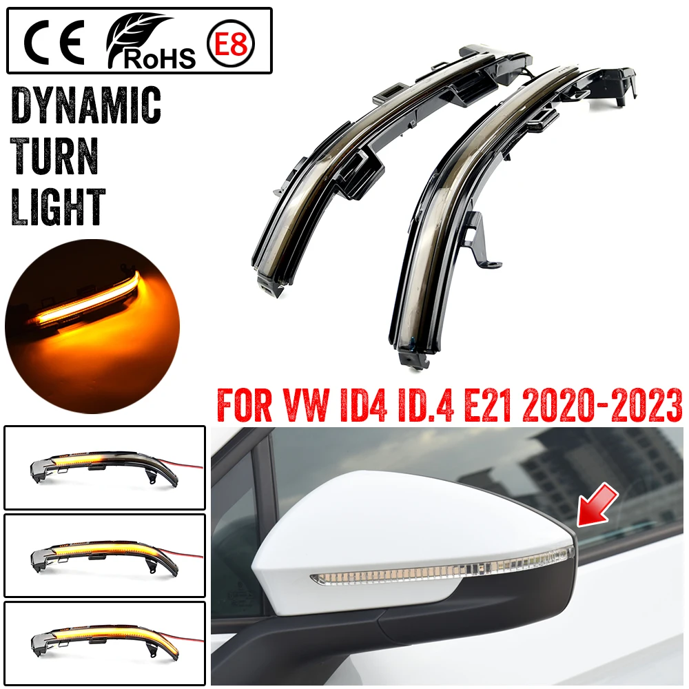 LED Dynamic Turn Signal Rearview Mirror Indicator Blinker Light For Volkswagen VW ID4 ID.4 E21 2020 - 2023 1st Pure GTX Pro
LED Dynamic Turn Signal Rearview Mirror Indicator Blinker Light For Volkswagen VW ID4 ID.4 E21 2020 - 2023 1st Pure GTX Pro