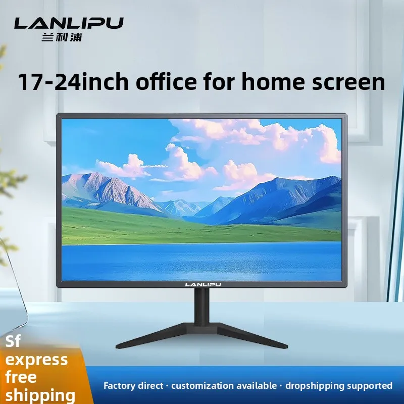 19 Inch 22 Inch 24 Inch HD LCD Monitor for Desktop PC Laptop Business Office Home Use Flat Screen Display with VGA HDMI Ports
19 Inch 22 Inch 24 Inch HD LCD Monitor for Desktop PC Laptop Business Office Home Use Flat Screen Display with VGA HDMI Ports