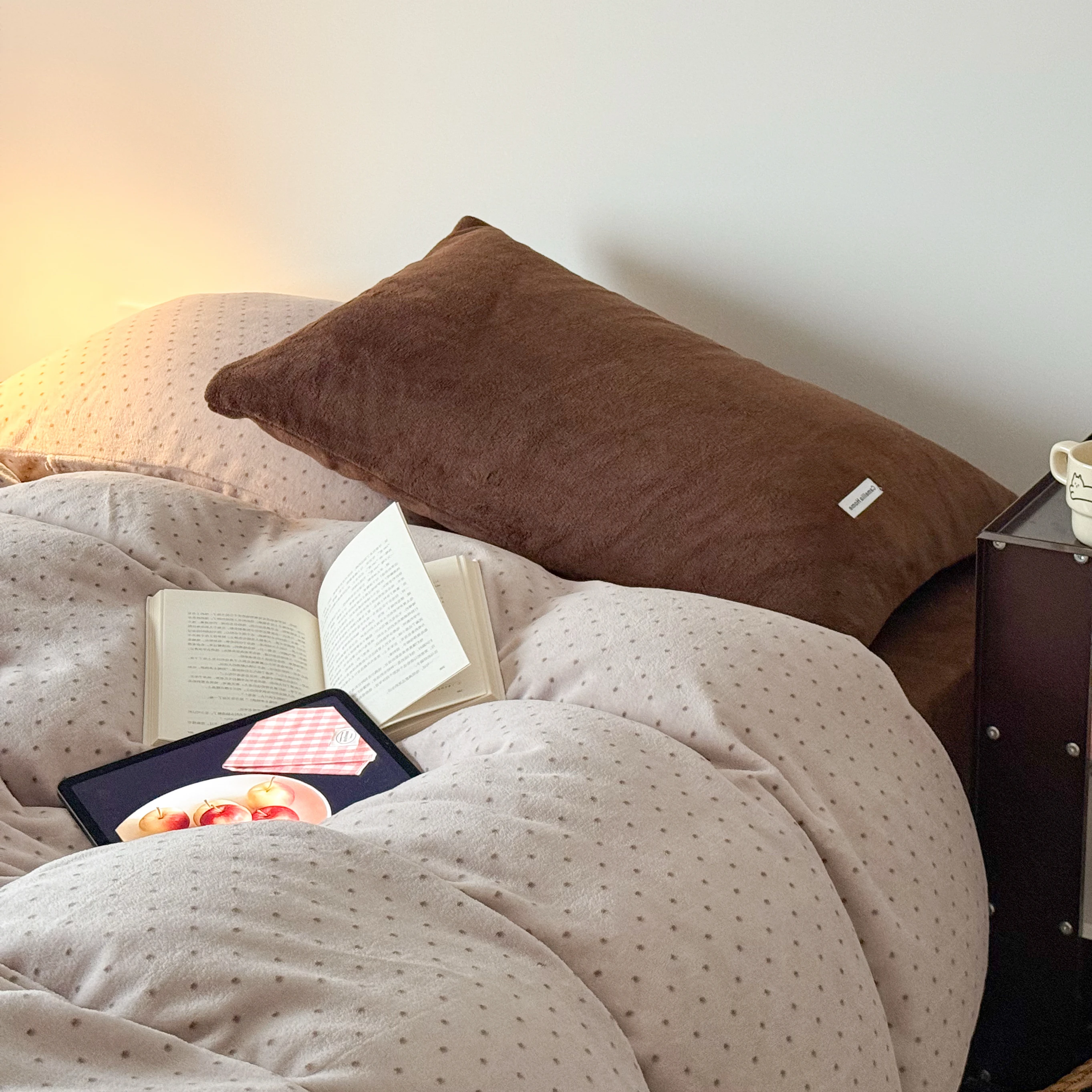 Thiened Milk Velvet Four-Piece Set Pastoral Sle Winter Warmth Knot Polka Dot Bedding Set for Universal Use
Thiened Milk Velvet Four-Piece Set Pastoral Sle Winter Warmth Knot Polka Dot Bedding Set for Universal Use