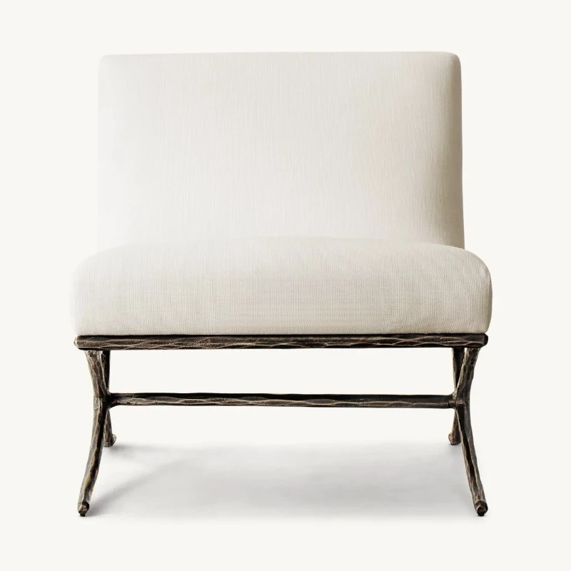 Metal stainless steel, simple armless sofa chair, hotel negotiation chair
Metal stainless steel, simple armless sofa chair, hotel negotiation chair