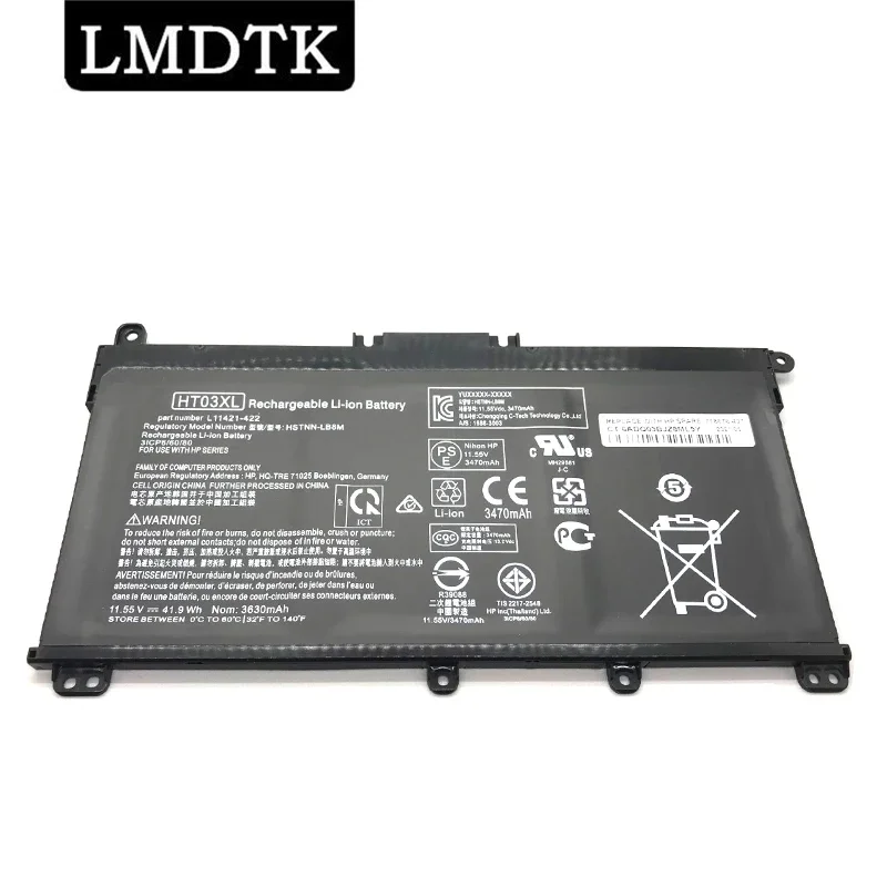LMDTK Новый HT03XL Аккумулятор для ноутбука HP Pavilion 14-CE0001LA 14-CE0014TU 14-CE0010CA HSTNN-LB8L 250 255 серии G7
LMDTK Новый HT03XL Аккумулятор для ноутбука HP Pavilion 14-CE0001LA 14-CE0014TU 14-CE0010CA HSTNN-LB8L 250 255 серии G7