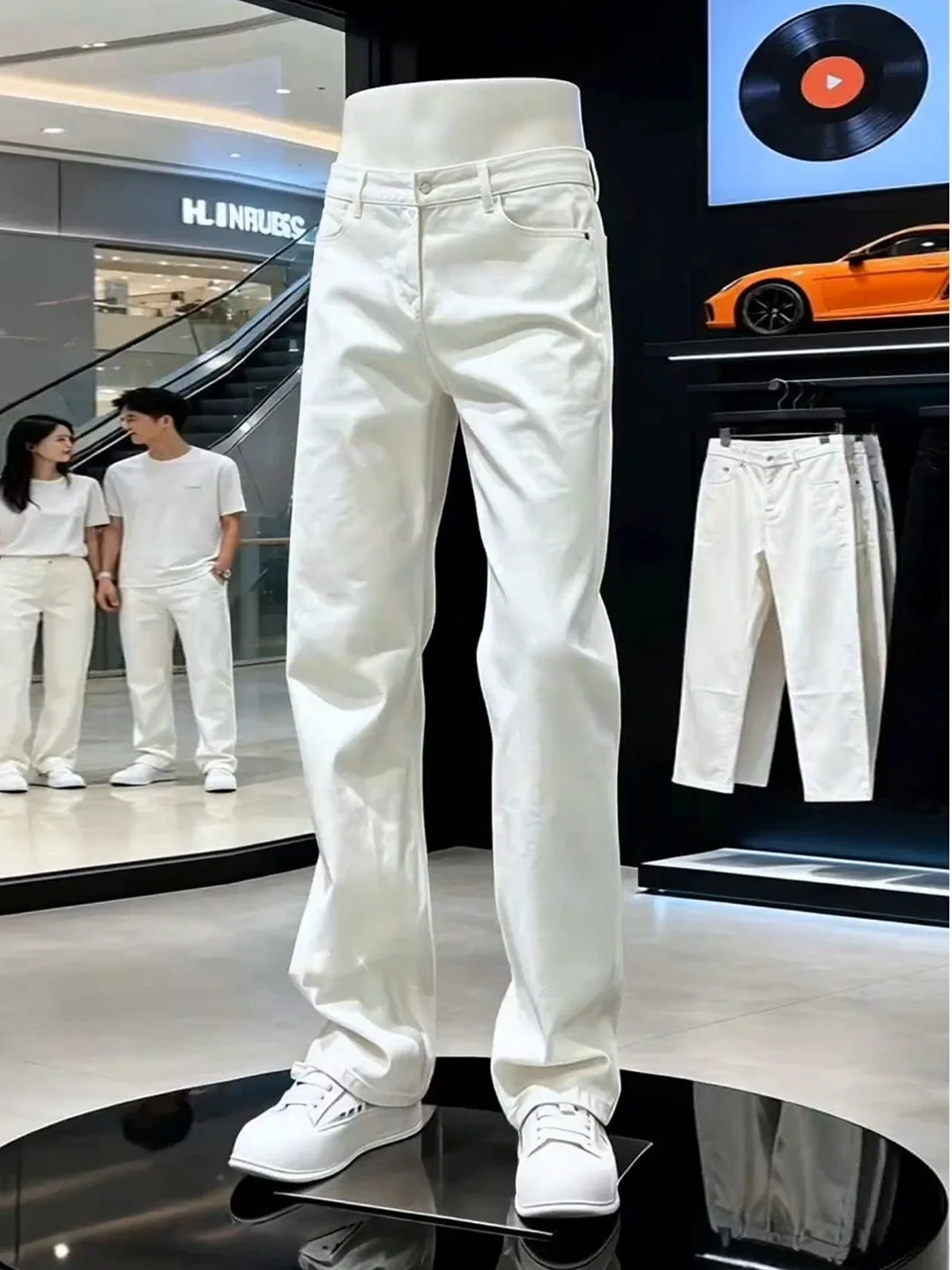 Cleanfit White Slim Fit Jeans Men's Summer Thin Rise American Style Micro Flared Straight Leg Casual Trousers
Cleanfit White Slim Fit Jeans Men's Summer Thin Rise American Style Micro Flared Straight Leg Casual Trousers