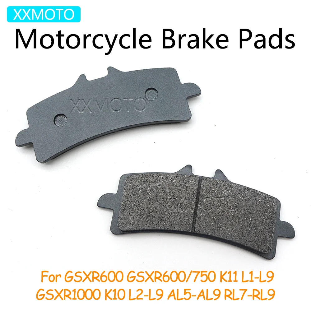 For Suzuki GSXR600 GSXR750 GSXR1000 GSXR 600 750 1000 L1-L9 11-19 Motorcycle Front Brake Pads GSXR1000 Brake Pads Accessories
For Suzuki GSXR600 GSXR750 GSXR1000 GSXR 600 750 1000 L1-L9 11-19 Motorcycle Front Brake Pads GSXR1000 Brake Pads Accessories