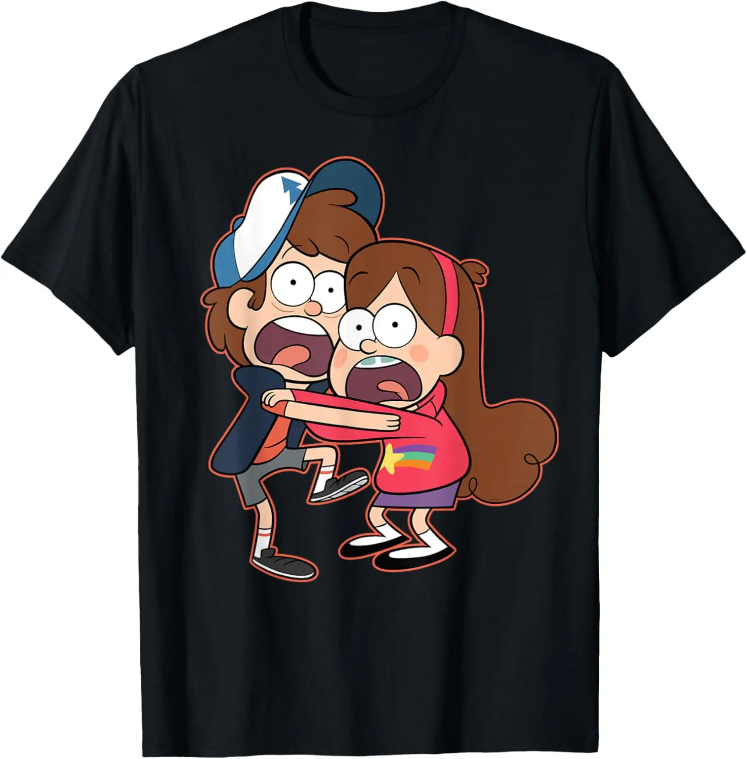 Gravity Falls Dipper And Mabel Pines T-Shirt Small Summer short-sleeved breathable sweat-wicking versatile fashion T-shirt for back-to-school season, unisex, Cartoon Anime
Gravity Falls Dipper And Mabel Pines T-Shirt Small Summer short-sleeved breathable sweat-wicking versatile fashion T-shirt for back-to-school season, unisex, Cartoon Anime