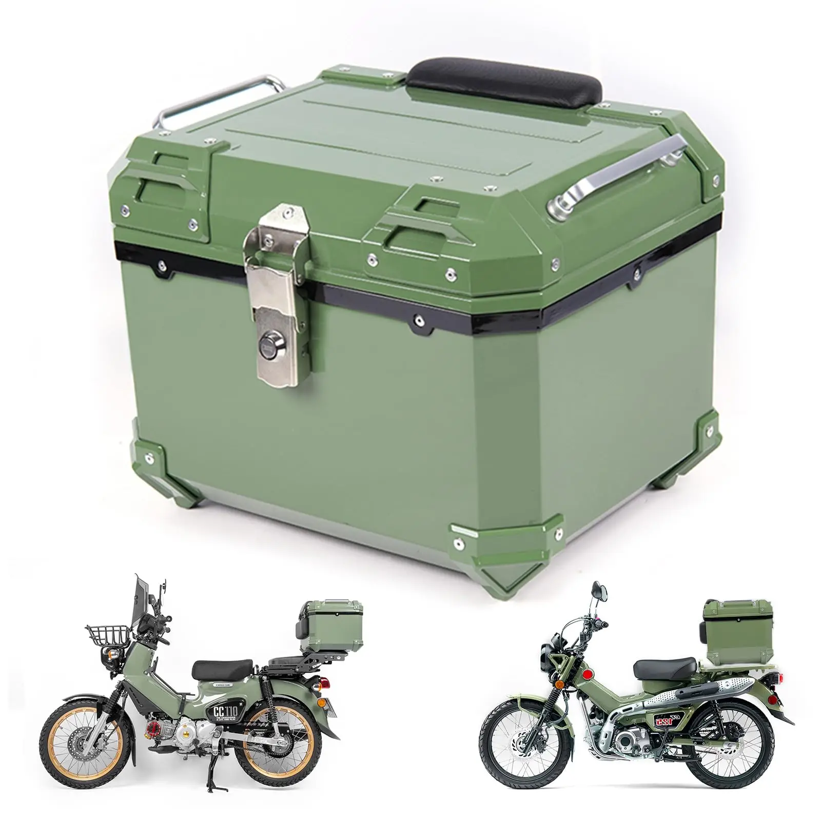 Motorcycle Tail Box 45L Universal For BMW Honda Yamaha Motorbike Rear Top Case Storage Luggage Tool Trunk Green
Motorcycle Tail Box 45L Universal For BMW Honda Yamaha Motorbike Rear Top Case Storage Luggage Tool Trunk Green