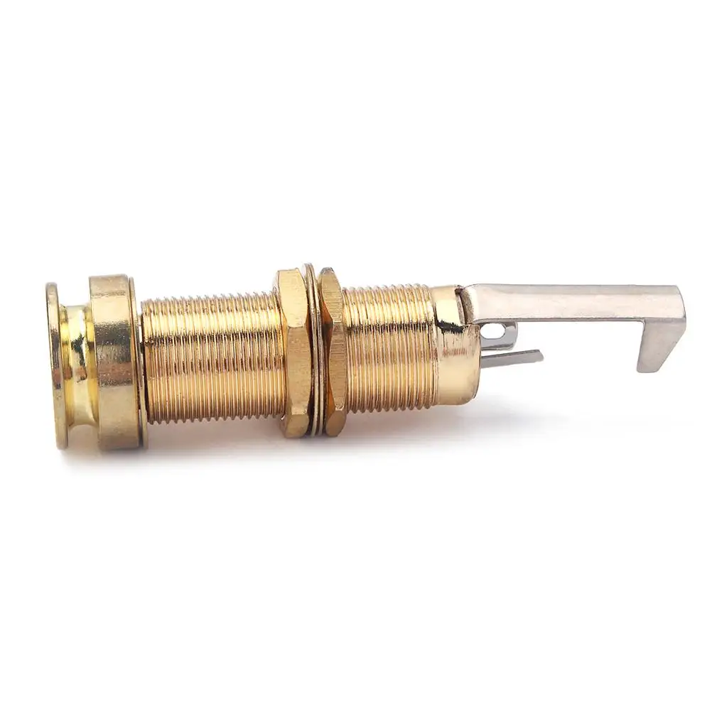 Endpin Jack Stereo Replacement Cylinder Output Socket 6 35mm Plug Electric Acoustic Guitar Bass Parts
Endpin Jack Stereo Replacement Cylinder Output Socket 6 35mm Plug Electric Acoustic Guitar Bass Parts