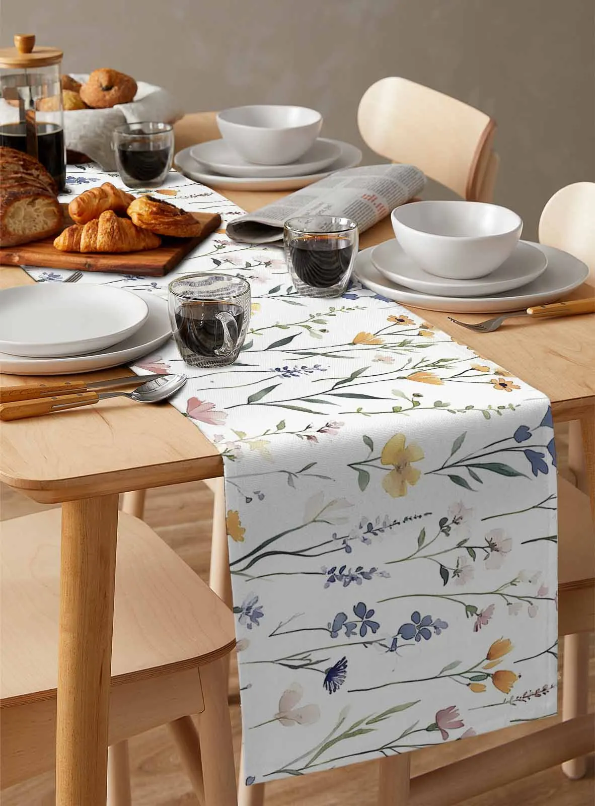 Vintage Flower Plant Linen Table Runner Wedding Party Spring Table Runners Dresser Scarf Decor
Vintage Flower Plant Linen Table Runner Wedding Party Spring Table Runners Dresser Scarf Decor