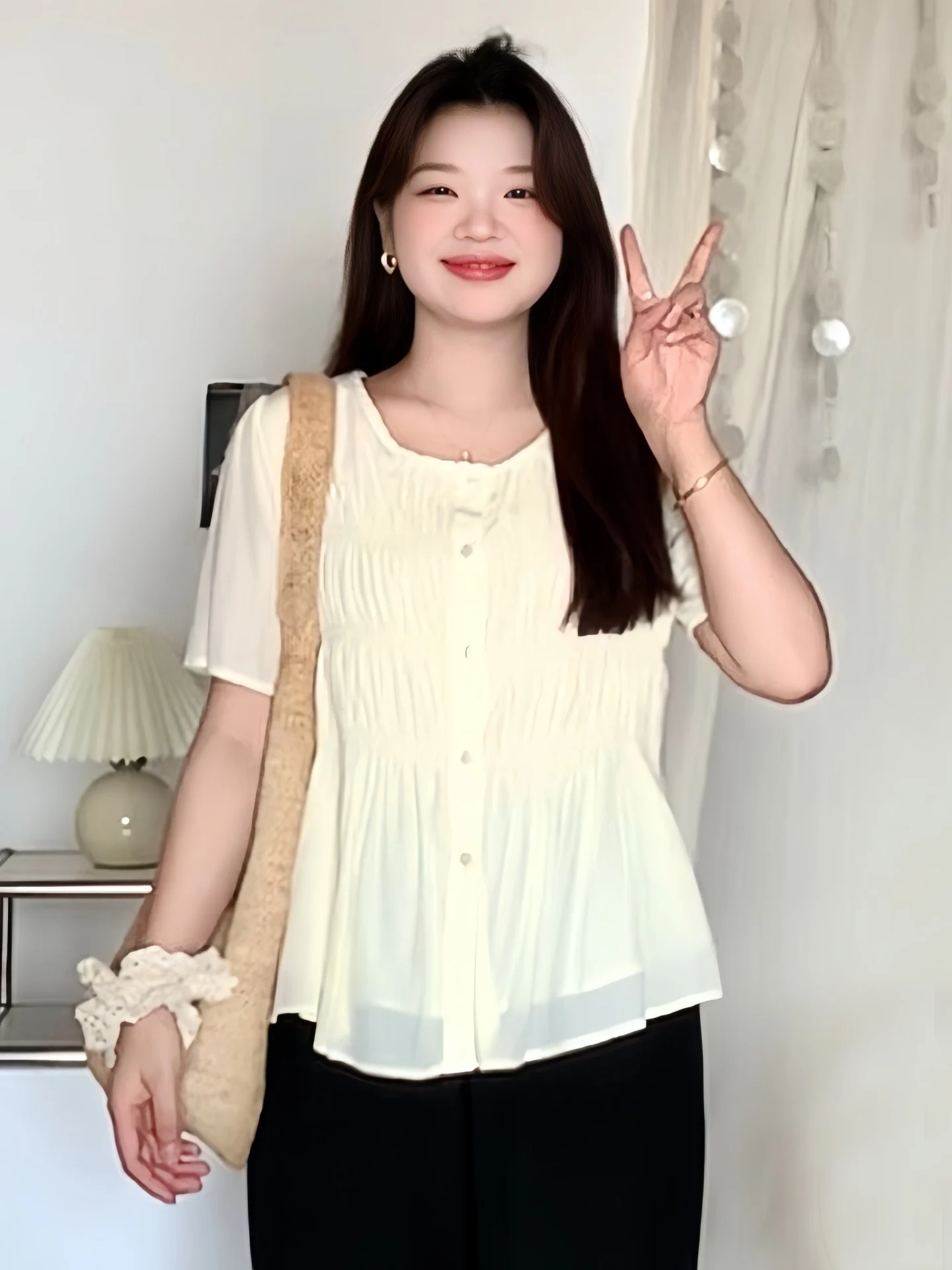 plus Size Summer irt for Plump Girls Belly Covering Slimming ort Sve Design Sense Top Commute Simple Loose Fit Dstring
plus Size Summer irt for Plump Girls Belly Covering Slimming ort Sve Design Sense Top Commute Simple Loose Fit Dstring
