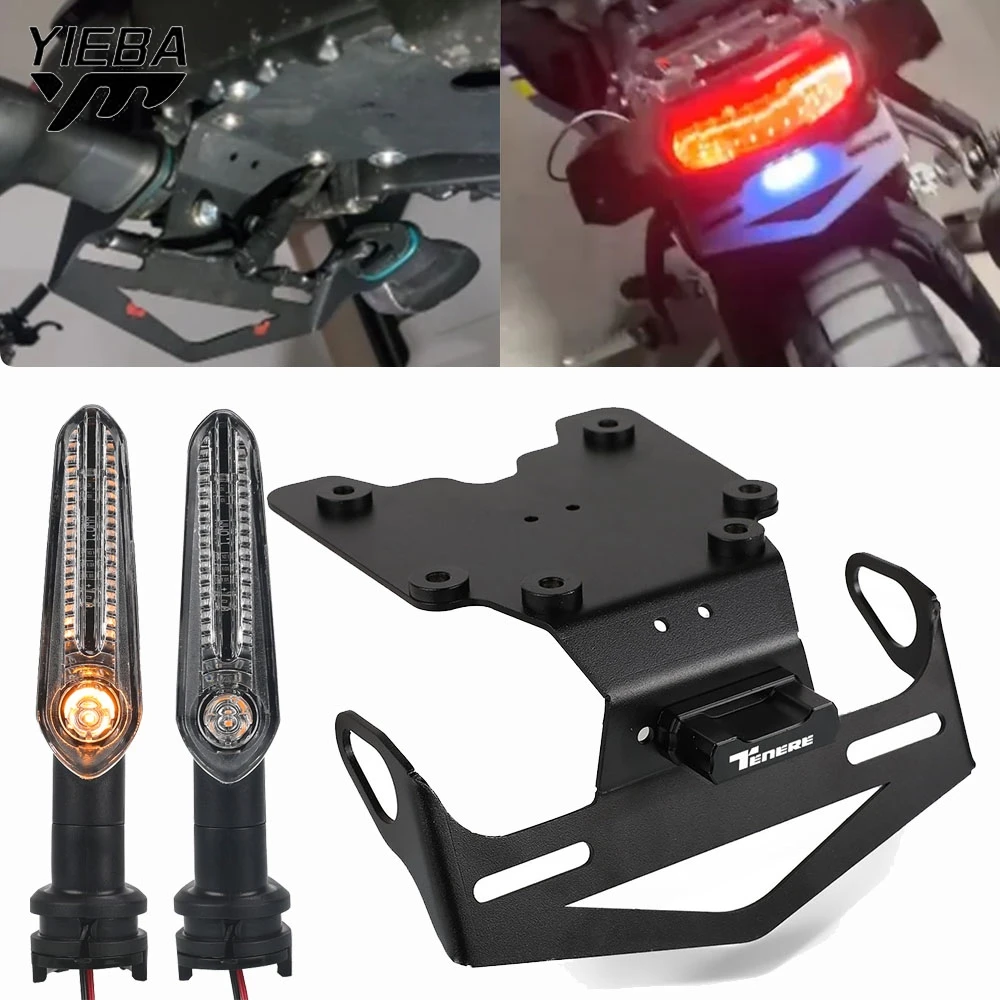For Yamaha Tenere 700 2019 2020-2024 Motorcycle Rear License Plate Holder Bracket Turn Signal Light Tail Tidy Fender Eliminator
For Yamaha Tenere 700 2019 2020-2024 Motorcycle Rear License Plate Holder Bracket Turn Signal Light Tail Tidy Fender Eliminator
