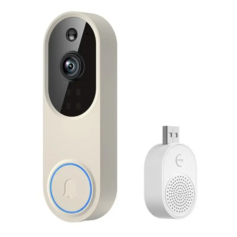 B27B Wireless 2-Way Audio Video Doorbell, 1080P HD Camera, Night Vision, Motion Detection, Weatherproof Smart Doorbell