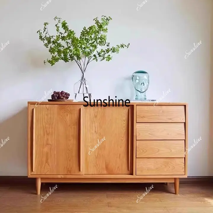 Simple solid wood porch at the side of the meal, log cabinet, household kitchen storage
Simple solid wood porch at the side of the meal, log cabinet, household kitchen storage