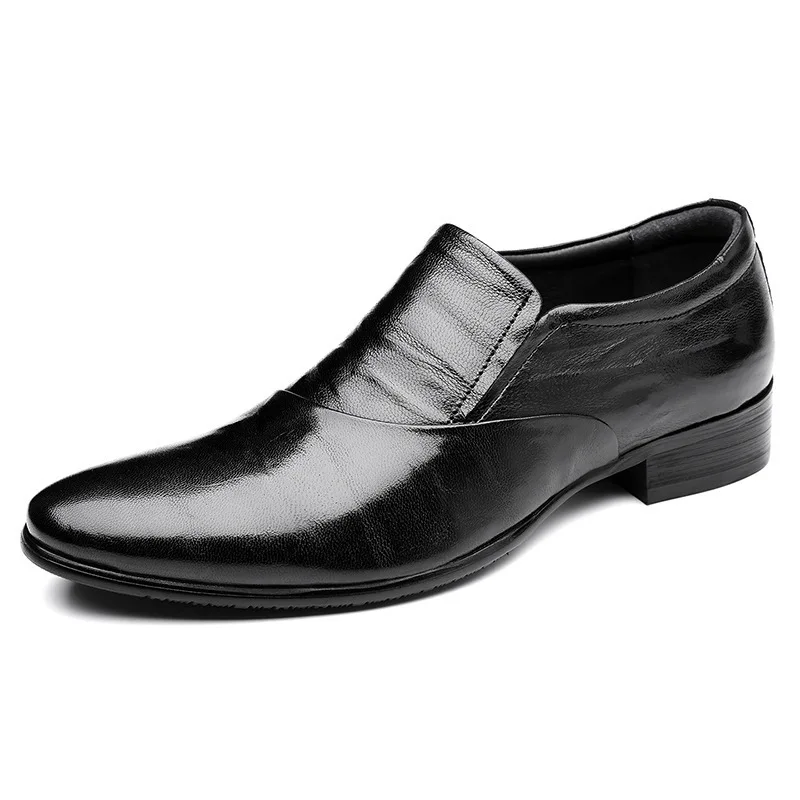 2026 New Low-heeled Business Shoes for Men Black Spring Summer Leather Shoes Male Fashion Casual Dress Shoe Man
2026 New Low-heeled Business Shoes for Men Black Spring Summer Leather Shoes Male Fashion Casual Dress Shoe Man