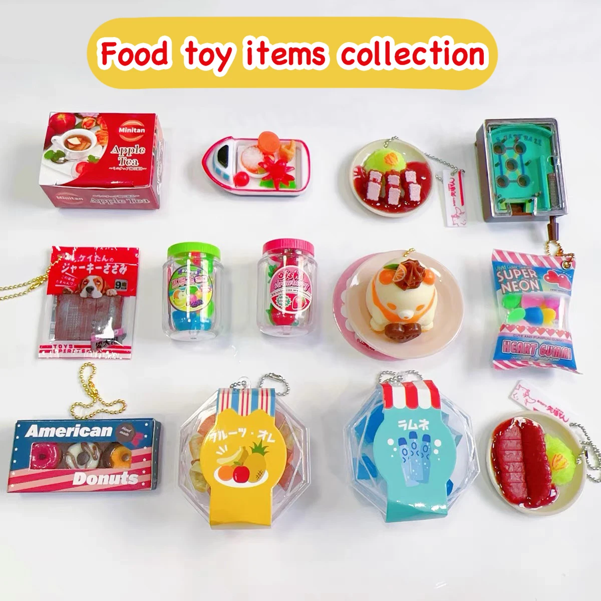 Capsule Toy Collection Miniature Food Toy Cotton Candy Cookies Bread Pancake Dessert Simulation Food Keychain Bag Accessories
Capsule Toy Collection Miniature Food Toy Cotton Candy Cookies Bread Pancake Dessert Simulation Food Keychain Bag Accessories