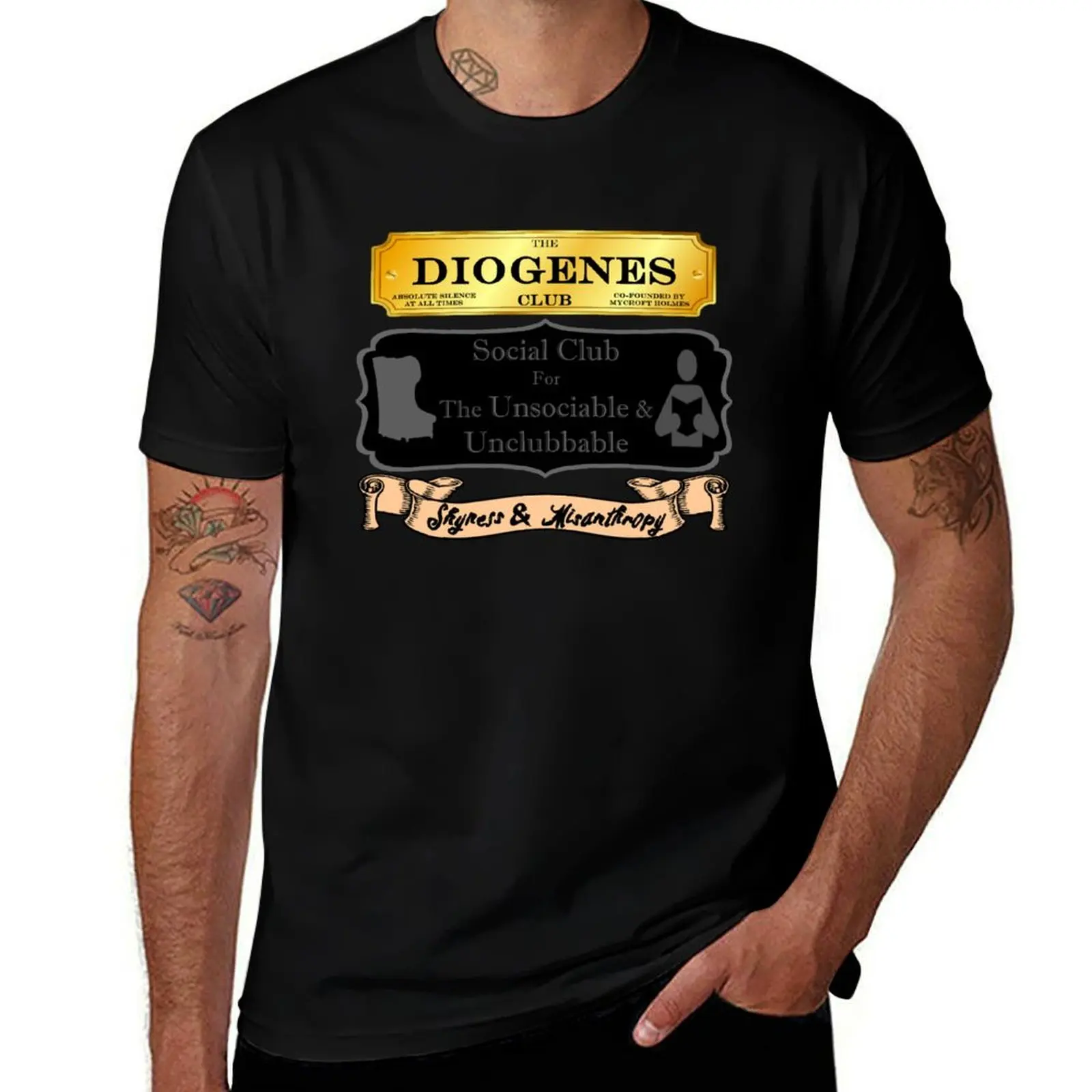 Mycroft Holmes - Diogenes Club - For The Unsociable & Unclubbable T-Shirt cute tops mens graphic t-shirts hip hop
Mycroft Holmes - Diogenes Club - For The Unsociable & Unclubbable T-Shirt cute tops mens graphic t-shirts hip hop