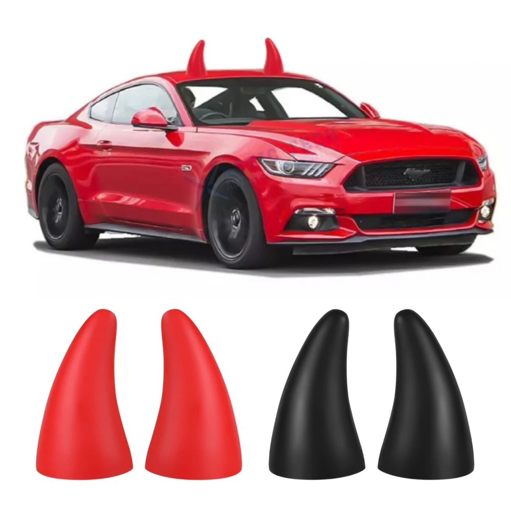 2Pcs Red Bull Sticker Devil Horn Antenna Car Roof Stickers Decor Front Rear Bumper Stickers
2Pcs Red Bull Sticker Devil Horn Antenna Car Roof Stickers Decor Front Rear Bumper Stickers