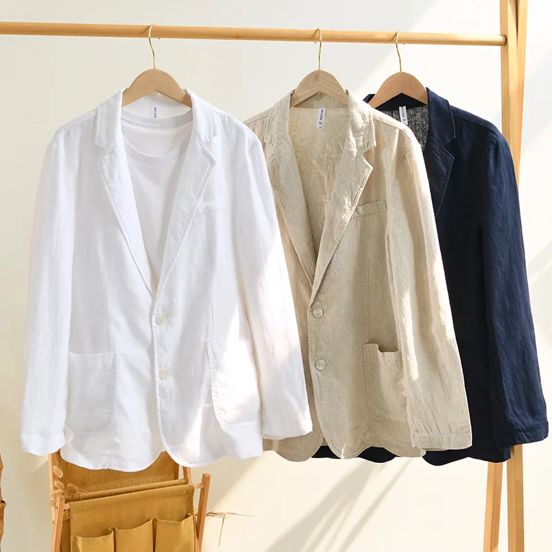 Designer Pure Linen High Quality Casual Blazer Jacket for Men Blazer Fashion Plus Size Suits Tops Clothing Elegant Stylish
Designer Pure Linen High Quality Casual Blazer Jacket for Men Blazer Fashion Plus Size Suits Tops Clothing Elegant Stylish