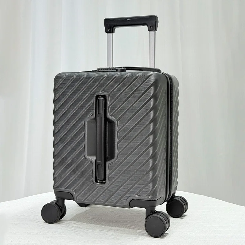 14-Inch Carry-on Suitcase Suitable For Both Men And Women For Short Trips With Diagonal Stripes And Lightweight Swivel Wheels
14-Inch Carry-on Suitcase Suitable For Both Men And Women For Short Trips With Diagonal Stripes And Lightweight Swivel Wheels