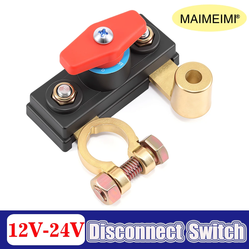 Car Battery Disconnect Switch Bidirectional Joint Can Rotate 12V-24V Cut Off Battery Isolator For RV Marine Anti-Leakage Power
Car Battery Disconnect Switch Bidirectional Joint Can Rotate 12V-24V Cut Off Battery Isolator For RV Marine Anti-Leakage Power