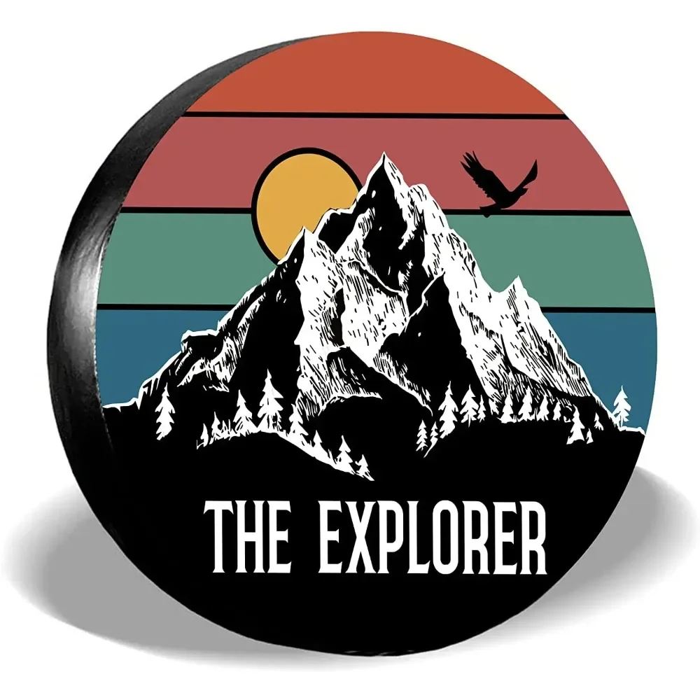 The Explorer Spare Tire Cover Wheel Tire Cover for RV Travel Trailer Camper Truck SUV Motorhome Camper Accessorie 14 15 16 17 In
The Explorer Spare Tire Cover Wheel Tire Cover for RV Travel Trailer Camper Truck SUV Motorhome Camper Accessorie 14 15 16 17 In