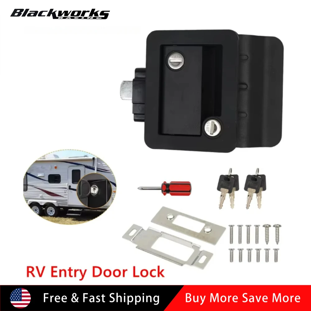 Замена дверного замка для автофургона с защелкой-лопаткой, защелка входной двери кемпера с ключами для грузового ящиков, прицепа для лошадей, грузовика
Замена дверного замка для автофургона с защелкой-лопаткой, защелка входной двери кемпера с ключами для грузового ящиков, прицепа для лошадей, грузовика