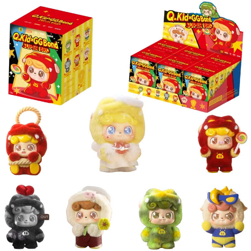 В наличии Подлинная виниловая плюшевая глухая коробка серии Q.Kid x GGBond Super Bro Kawaii, куклы, игрушки, сумка, подвеска, брелок, подарок на день рождения
В наличии Подлинная виниловая плюшевая глухая коробка серии Q.Kid x GGBond Super Bro Kawaii, куклы, игрушки, сумка, подвеска, брелок, подарок на день рождения