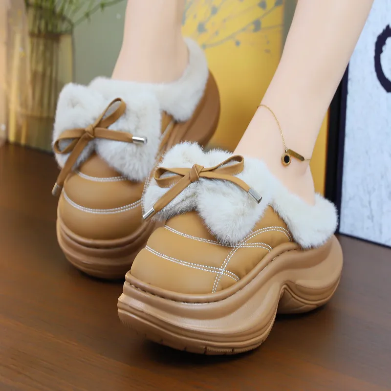 New high heeled slippers winter clogs shoes women's warm platform indoor outdoor slipper ladies fashion furry mule plush slipper
New high heeled slippers winter clogs shoes women's warm platform indoor outdoor slipper ladies fashion furry mule plush slipper