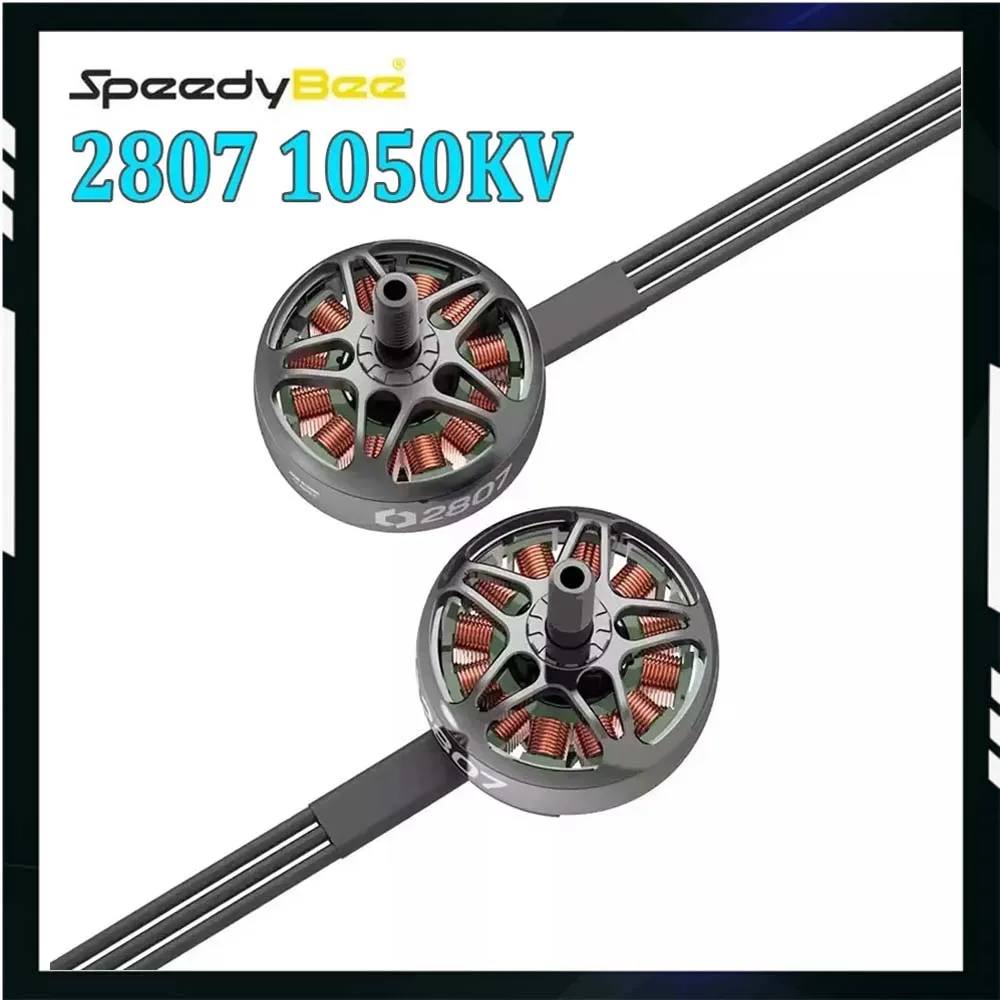 SpeedyBee 2807 Brushless Motor 1050KV 6S LIPO for Mario Fold 8 DC FPV Long Range Drones DIY Parts
SpeedyBee 2807 Brushless Motor 1050KV 6S LIPO for Mario Fold 8 DC FPV Long Range Drones DIY Parts