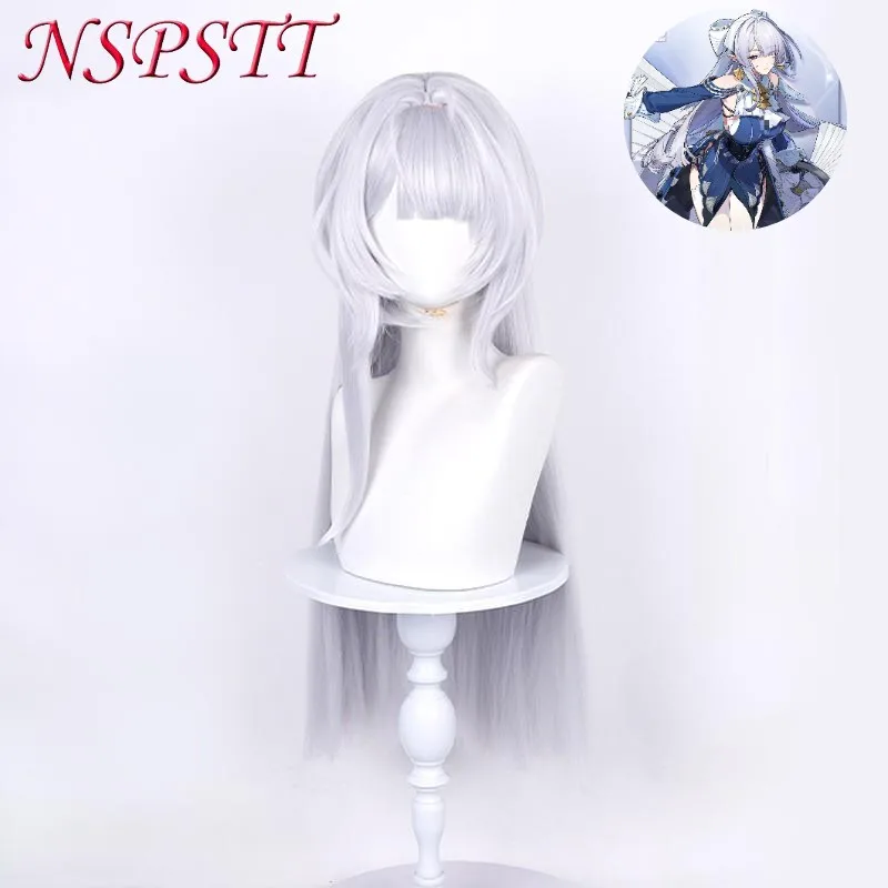 NSPSTT Zenless Zone Zero Velina Airgid Cosplay Wig 70cm Silver Gray Synthetic Hair for Anime Costume Accessories
NSPSTT Zenless Zone Zero Velina Airgid Cosplay Wig 70cm Silver Gray Synthetic Hair for Anime Costume Accessories