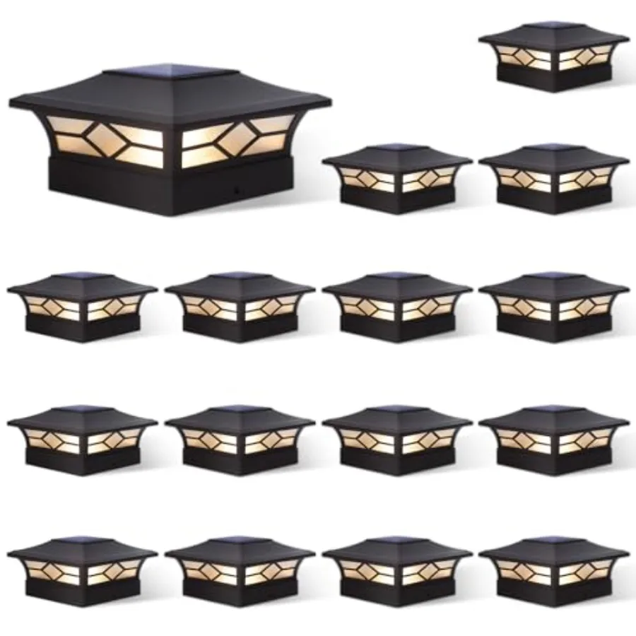 Solar Post Cap Lights Outdoor 1 Waterproof Solar Powered Deck Fence Post Lights for 4x4 Wood/Vinyl Posts Solar Outdoor LED Ligh
Solar Post Cap Lights Outdoor 1 Waterproof Solar Powered Deck Fence Post Lights for 4x4 Wood/Vinyl Posts Solar Outdoor LED Ligh