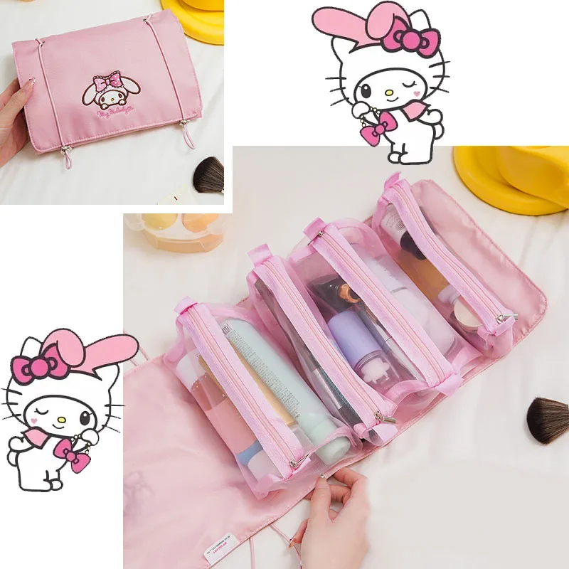 Kawaii Sanrioed Cosmetic Bag Kuromi Cinnamoroll Large Capacity Folding Bag Melody Cartoon Anime Girl Multifunctional Storage Bag
Kawaii Sanrioed Cosmetic Bag Kuromi Cinnamoroll Large Capacity Folding Bag Melody Cartoon Anime Girl Multifunctional Storage Bag