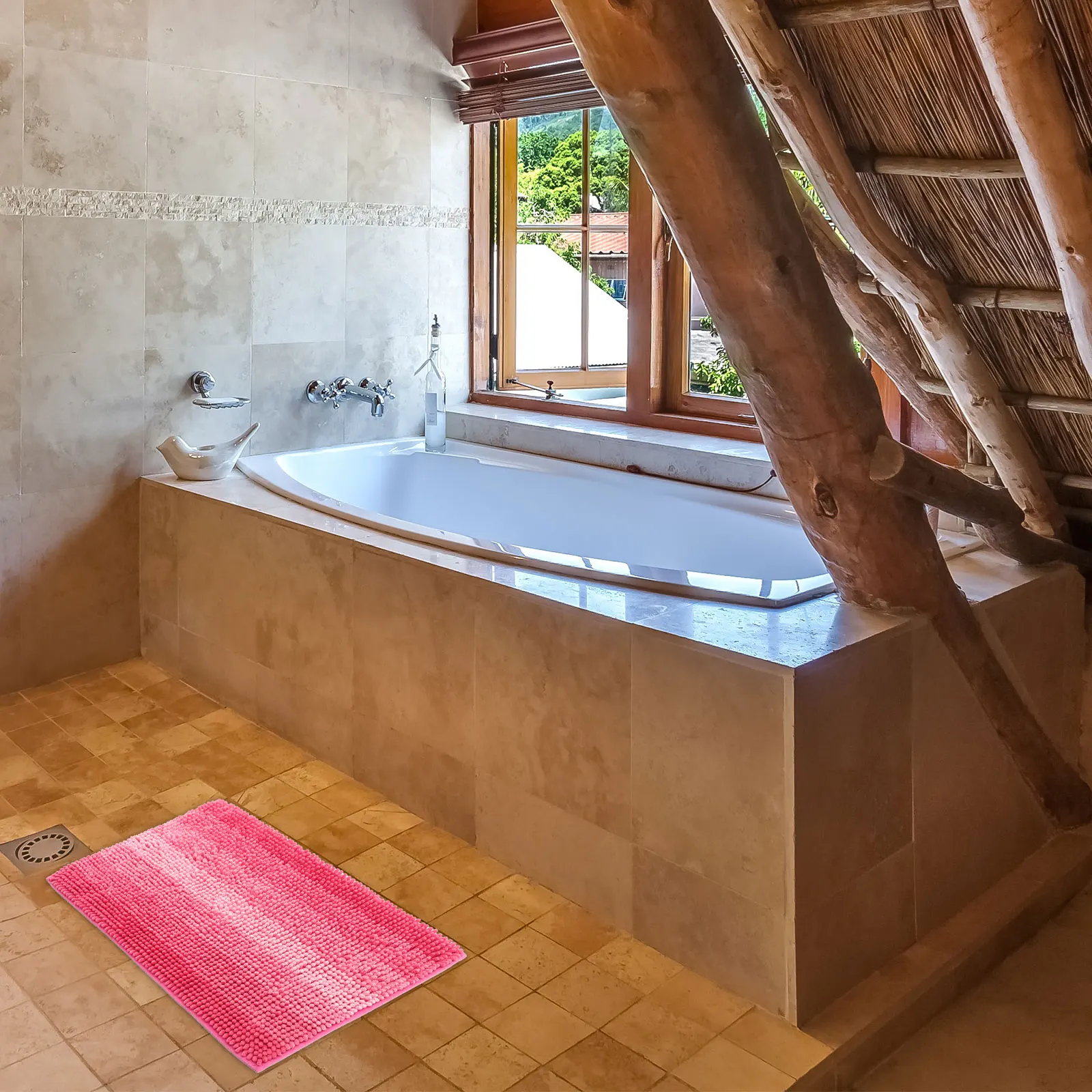 Non-slip Bath Mat Bathroom Absorbent Floor Shower Mats Chenille Rug Accessories Rugs
Non-slip Bath Mat Bathroom Absorbent Floor Shower Mats Chenille Rug Accessories Rugs