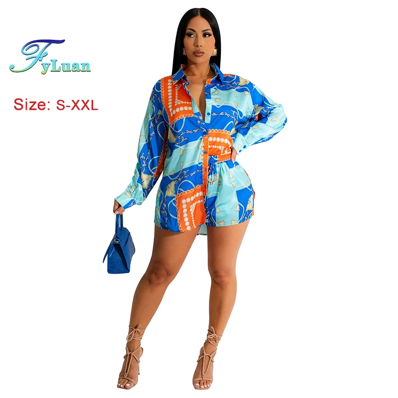 Новая модная женская рубашка с лацканами в тон с принтом, шорты с длинными рукавами, комплект из двух предметов, сексуальный повседневный повседневный пляжный праздничный спортивный костюм
Новая модная женская рубашка с лацканами в тон с принтом, шорты с длинными рукавами, комплект из двух предметов, сексуальный повседневный повседневный пляжный праздничный спортивный костюм