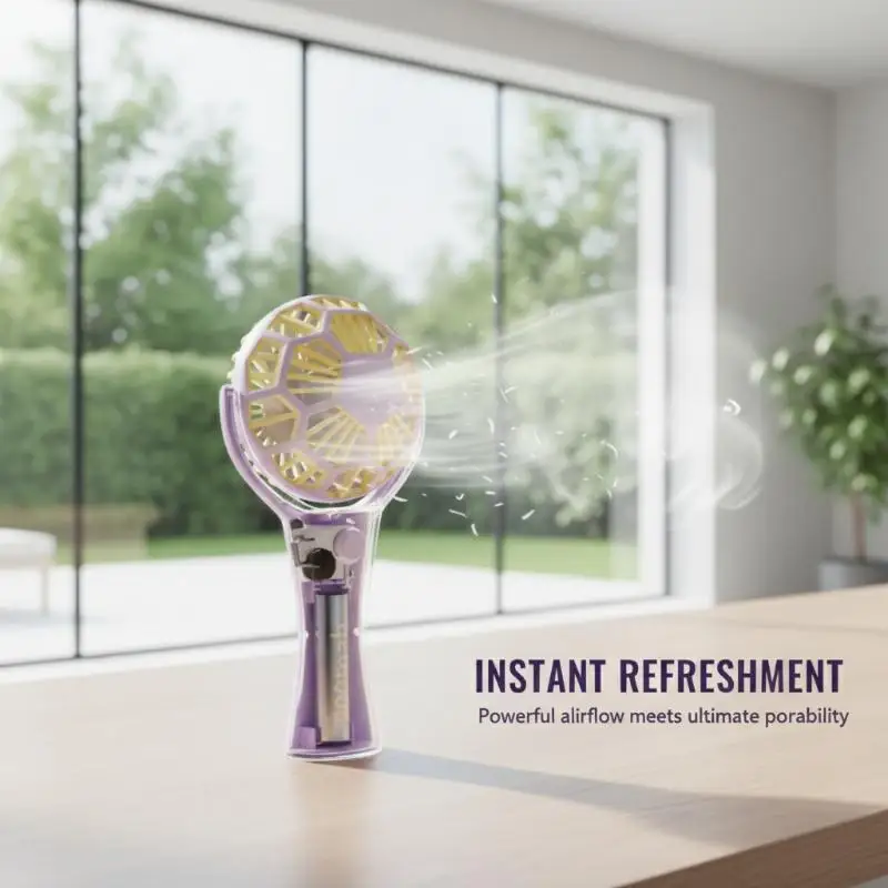 Generic Handheld Mini Fan, Portable Personal Football Fan USB Rechargeable Battery Powered Desk Fan With 3 Speeds Adjustable
Generic Handheld Mini Fan, Portable Personal Football Fan USB Rechargeable Battery Powered Desk Fan With 3 Speeds Adjustable