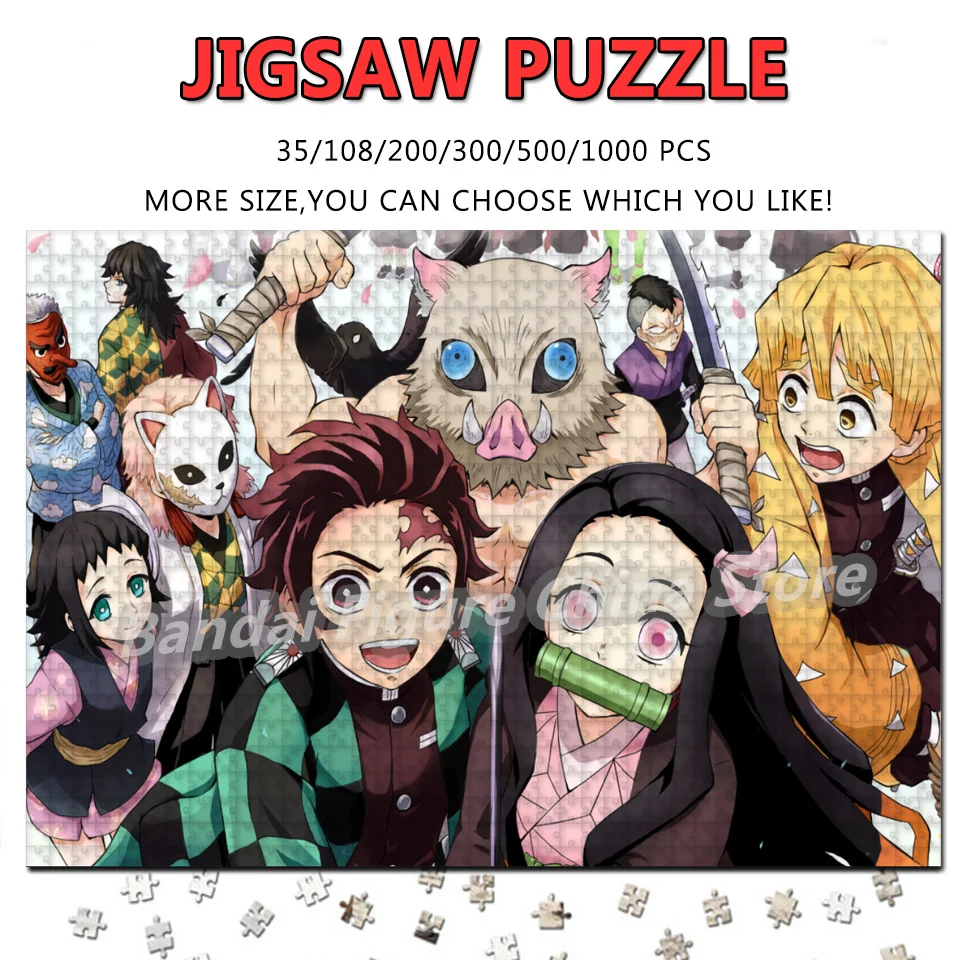 Kimetsu No Yaiba Stress Relief Jigsaw Puzzles Demon Slayer Inosuke Hashira Tomioka Giyuu Anime Print Puzzle Decompress Toys
Kimetsu No Yaiba Stress Relief Jigsaw Puzzles Demon Slayer Inosuke Hashira Tomioka Giyuu Anime Print Puzzle Decompress Toys