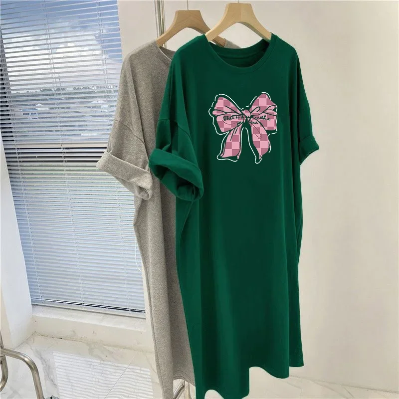 Summer Vintage Short Sleeve Straight Dress, Women Clothing Loose Casual Tunic, Cartoon Printed Pullovers Dresses
Summer Vintage Short Sleeve Straight Dress, Women Clothing Loose Casual Tunic, Cartoon Printed Pullovers Dresses