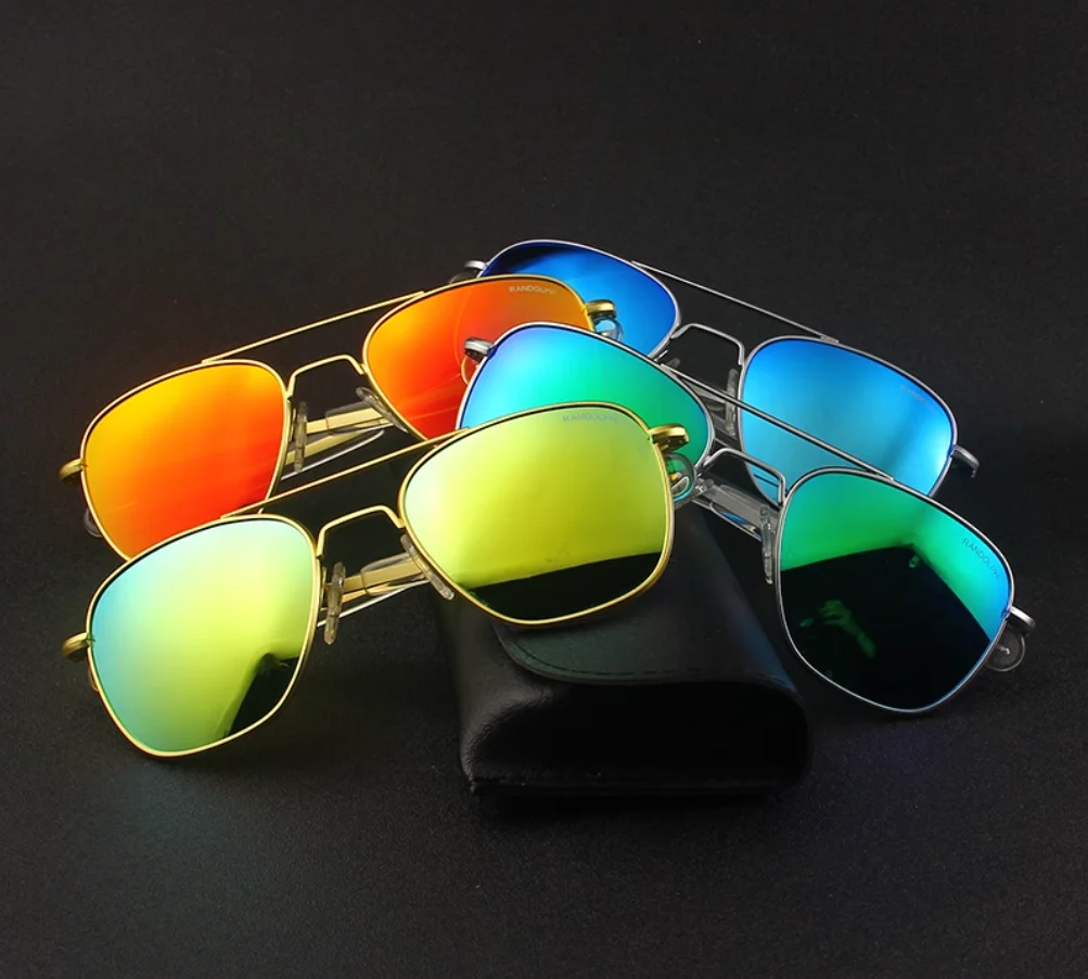 RE Sunglasses Men American Army Military Aviation Pilot RANDOLPH Sun Glasses Woman Luxury Brand Vintage With Original Box
RE Sunglasses Men American Army Military Aviation Pilot RANDOLPH Sun Glasses Woman Luxury Brand Vintage With Original Box