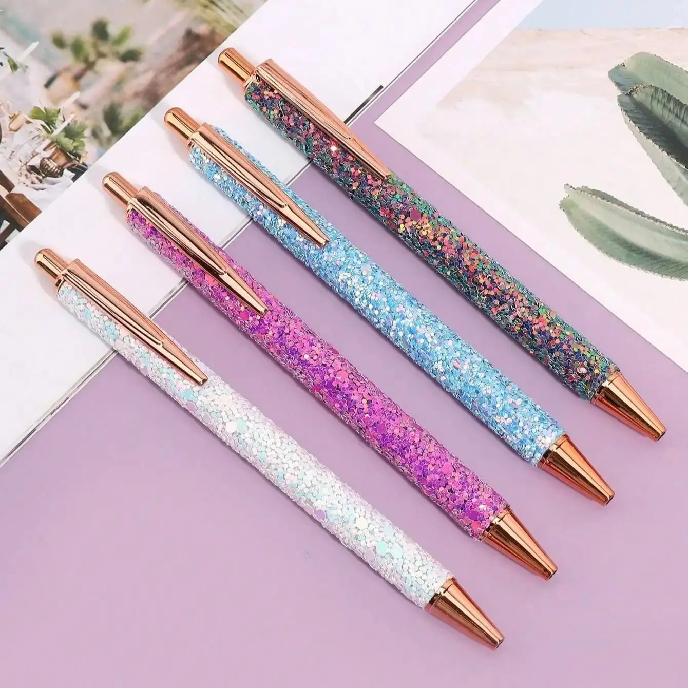 Блестящие шариковые ручки с блестками для письма, милые необычные ручки в подарок для женщин, девочек, школьных и офисных принадлежностей
Блестящие шариковые ручки с блестками для письма, милые необычные ручки в подарок для женщин, девочек, школьных и офисных принадлежностей