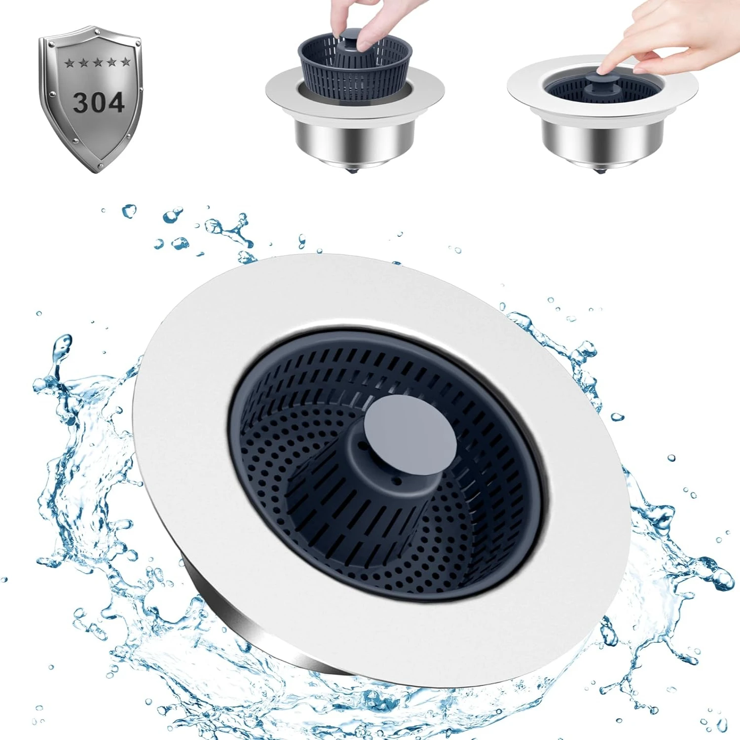 Essential, high-quality, reliable, and durable stainless steel anti-clogging kitchen sink strainer for effortless drainage - the
Essential, high-quality, reliable, and durable stainless steel anti-clogging kitchen sink strainer for effortless drainage - the