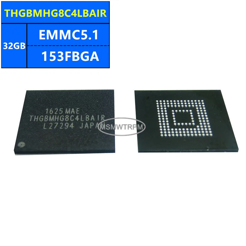 THGBMHG8C4LBAIR THGBMHG8C4LBAAR THGBMHG8C2LBAIL EMMC5.1 32GB 153FBGA Memory Chip IC Electronic Components New Original
THGBMHG8C4LBAIR THGBMHG8C4LBAAR THGBMHG8C2LBAIL EMMC5.1 32GB 153FBGA Memory Chip IC Electronic Components New Original