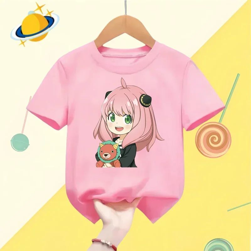 New Spy X Family Boys Girls Kids T-shirt Children's Clothing Kawaii Cartoon Anime Print Anya Harajuku Graphic casual top
New Spy X Family Boys Girls Kids T-shirt Children's Clothing Kawaii Cartoon Anime Print Anya Harajuku Graphic casual top