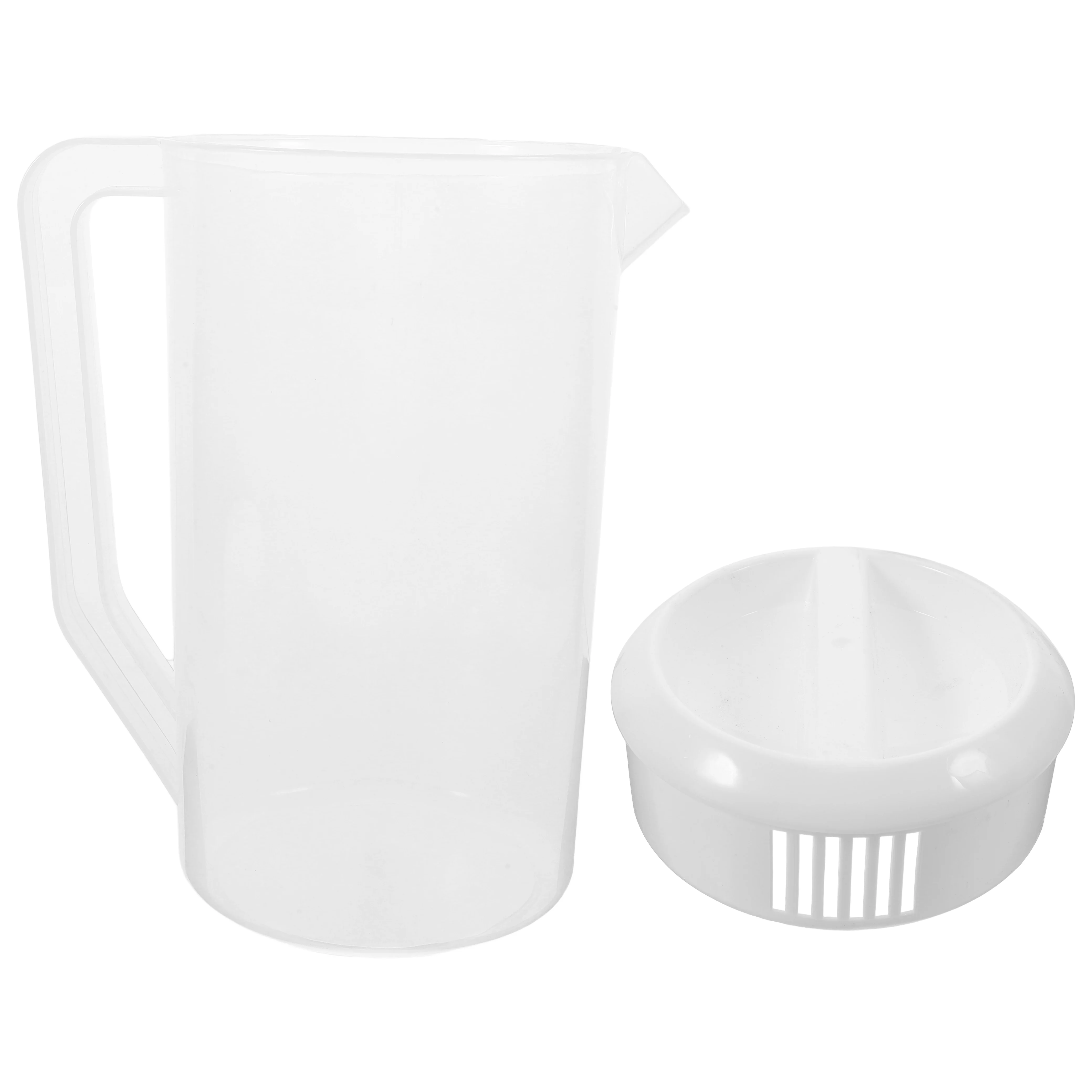 Ice Tea Pot Cold Water Bottle Work Pitcher Stainless Drinking Cup with Measurements
Ice Tea Pot Cold Water Bottle Work Pitcher Stainless Drinking Cup with Measurements