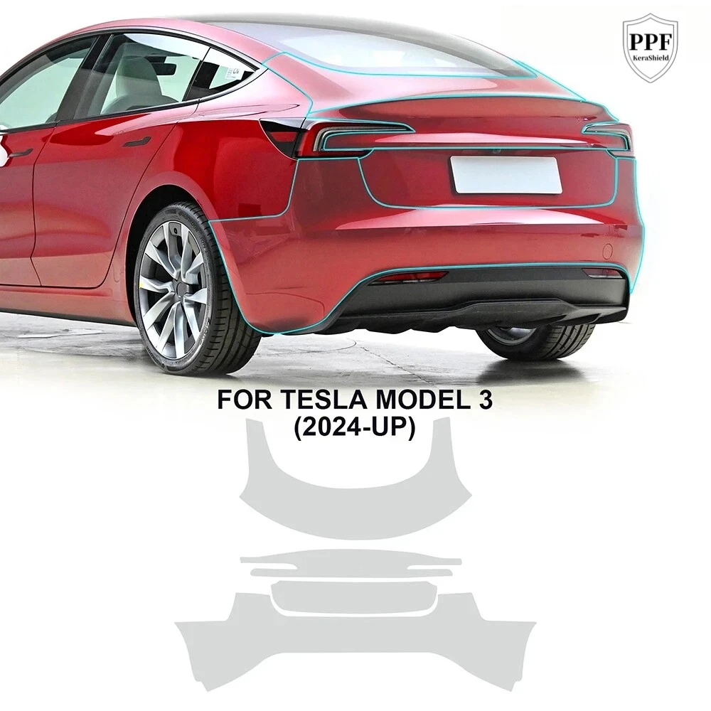 Anti-Scratch TPU Protective Film For Tesla Model 3 Highland 2024 2025 Car Paint Protection Film Pre-cut PPF Clear Exterior Cover
Anti-Scratch TPU Protective Film For Tesla Model 3 Highland 2024 2025 Car Paint Protection Film Pre-cut PPF Clear Exterior Cover