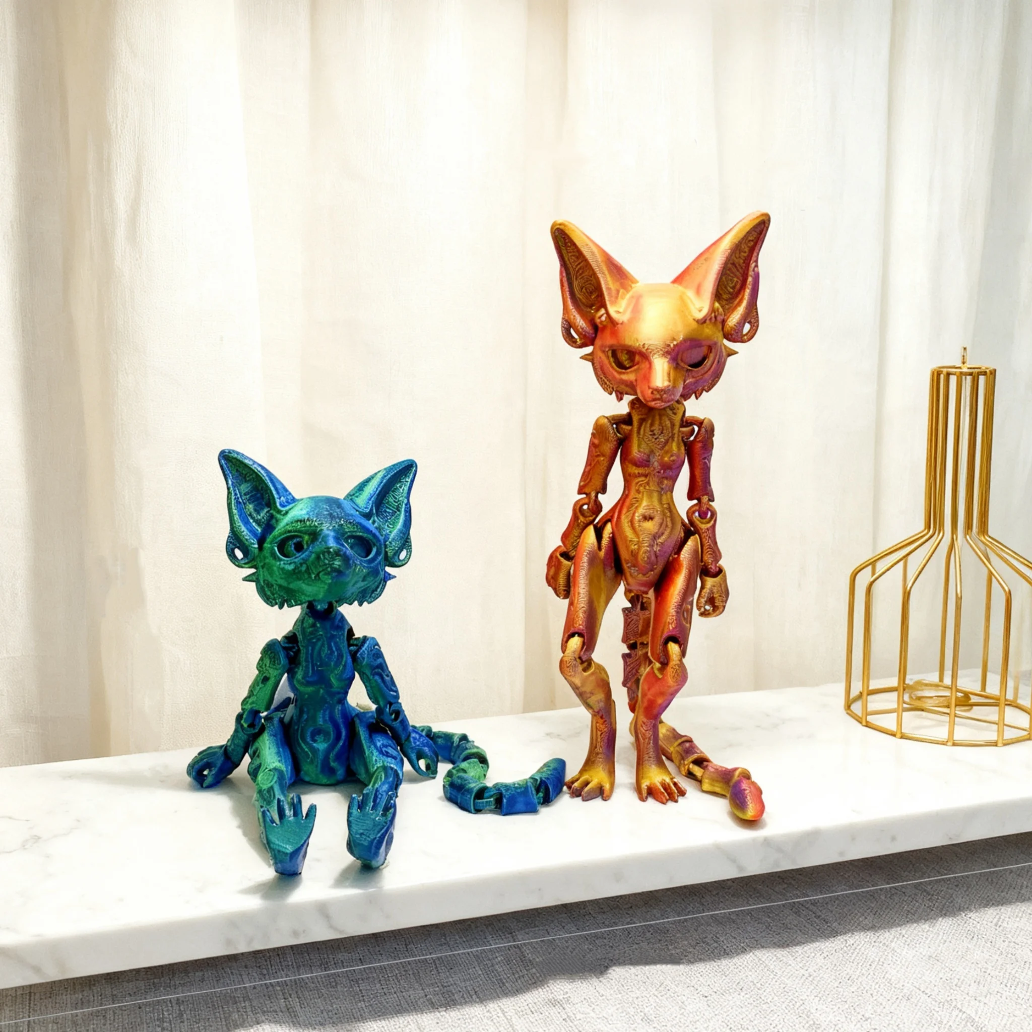 3D printed Catwoman, home decor, big eared Catwoman design, vibrant gradient colors, Catwoman model, Christmas gift
3D printed Catwoman, home decor, big eared Catwoman design, vibrant gradient colors, Catwoman model, Christmas gift