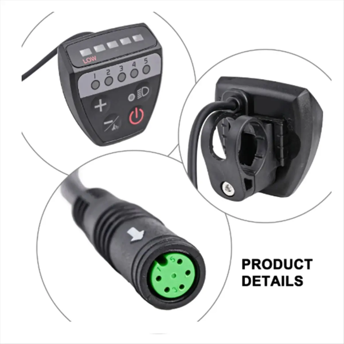 (Gift Idea)Electric-Bicycle Display Controller Waterproof Bicycle Replacement Parts for BBS01 02 M400 Midmotor UART Protocol
(Gift Idea)Electric-Bicycle Display Controller Waterproof Bicycle Replacement Parts for BBS01 02 M400 Midmotor UART Protocol