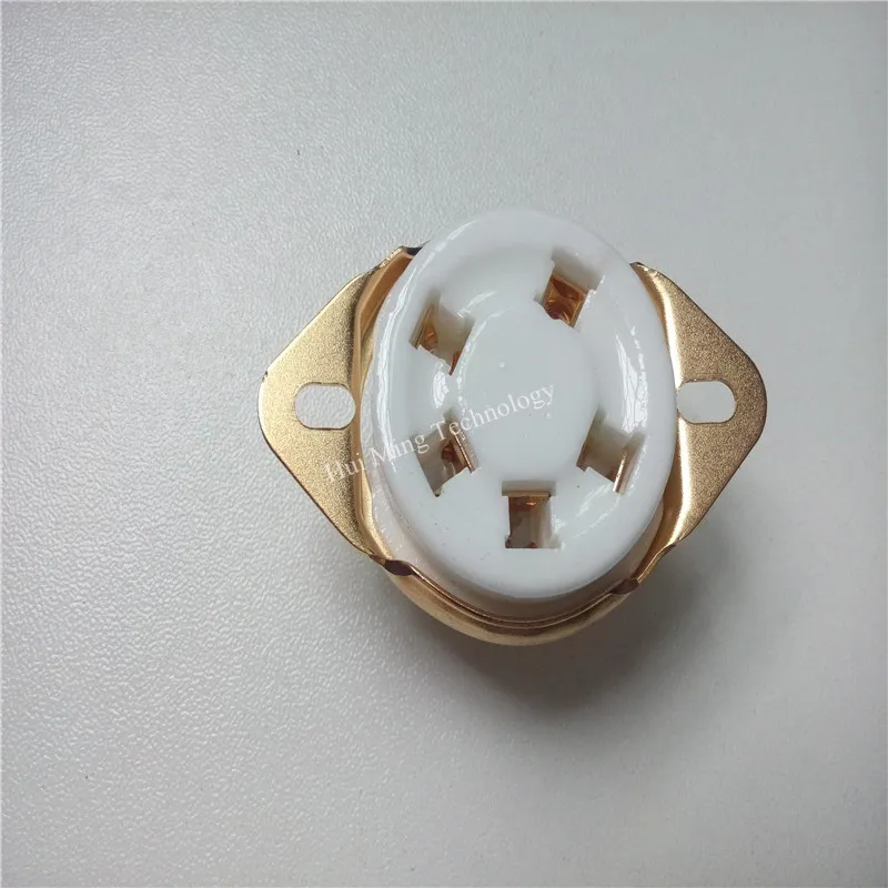 Ceramic tube socket 5 pin tube sockets Holder GZC5-21 Electrical Plug Lamp Bases silver for 300B 2A3 811 5Z3 101D Amplifier DIY
Ceramic tube socket 5 pin tube sockets Holder GZC5-21 Electrical Plug Lamp Bases silver for 300B 2A3 811 5Z3 101D Amplifier DIY