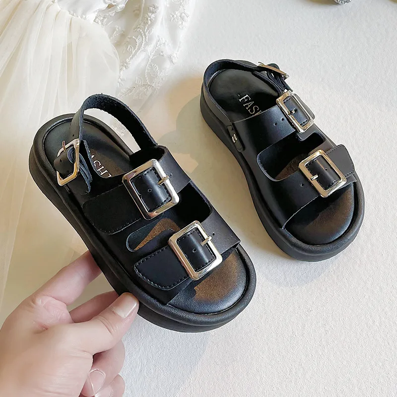 2023New Summer Girls Sandals Fashion New Black Boys Beach Sandals Breathable Anti-slip Children Sports Shoes Kids Casual Sandals
2023New Summer Girls Sandals Fashion New Black Boys Beach Sandals Breathable Anti-slip Children Sports Shoes Kids Casual Sandals