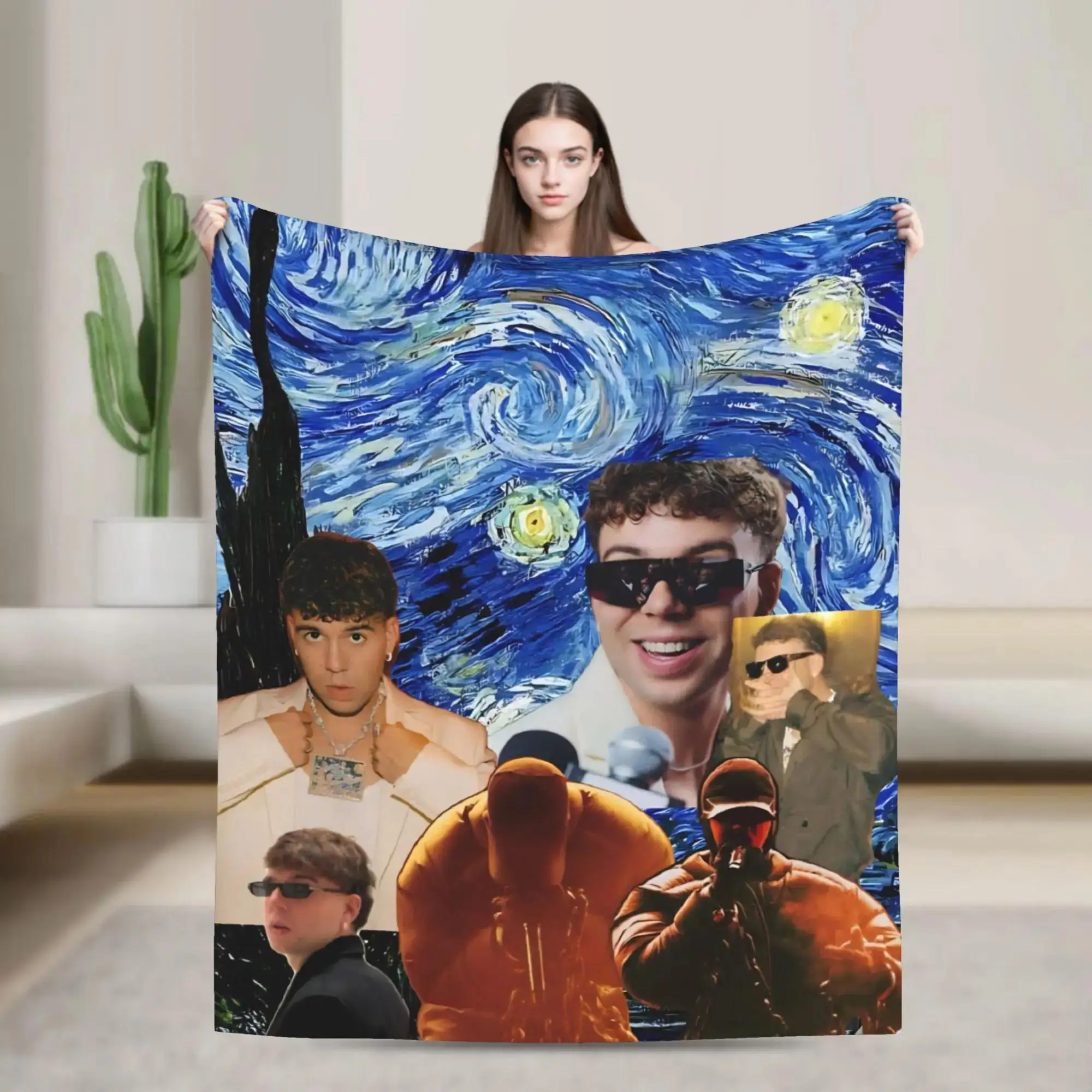 Quevedo Singer Blanket High Quality Soft Warm Bedding Throw for Spring Travel Airplane Outdoor Street Trend Bedspread
Quevedo Singer Blanket High Quality Soft Warm Bedding Throw for Spring Travel Airplane Outdoor Street Trend Bedspread