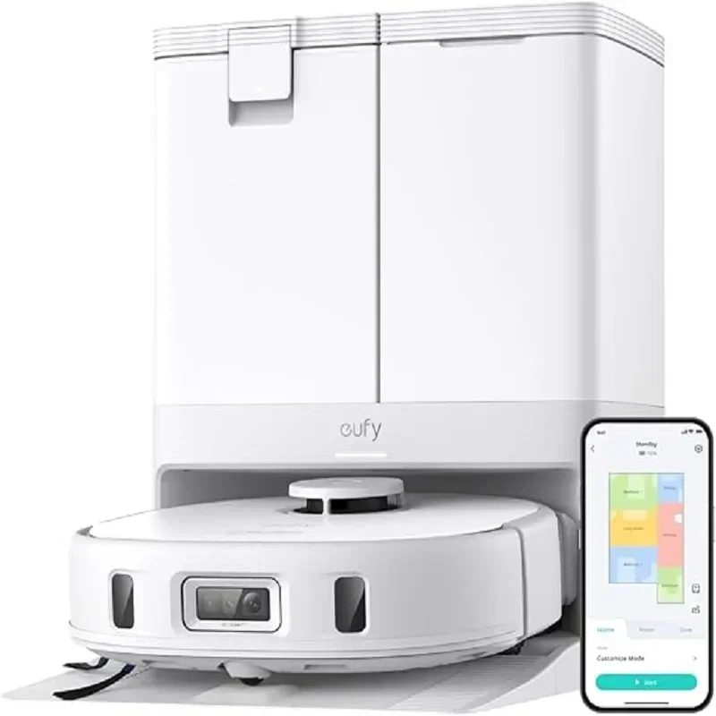 Совершенно новый комбинированный робот-пылесос и швабра Eufy X10 Pro Omni — всасывание 8000 Па, двойные швабры с автоматическим подъемом 12 мм и обнаружением ковров 
Совершенно новый комбинированный робот-пылесос и швабра Eufy X10 Pro Omni — всасывание 8000 Па, двойные швабры с автоматическим подъемом 12 мм и обнаружением ковров