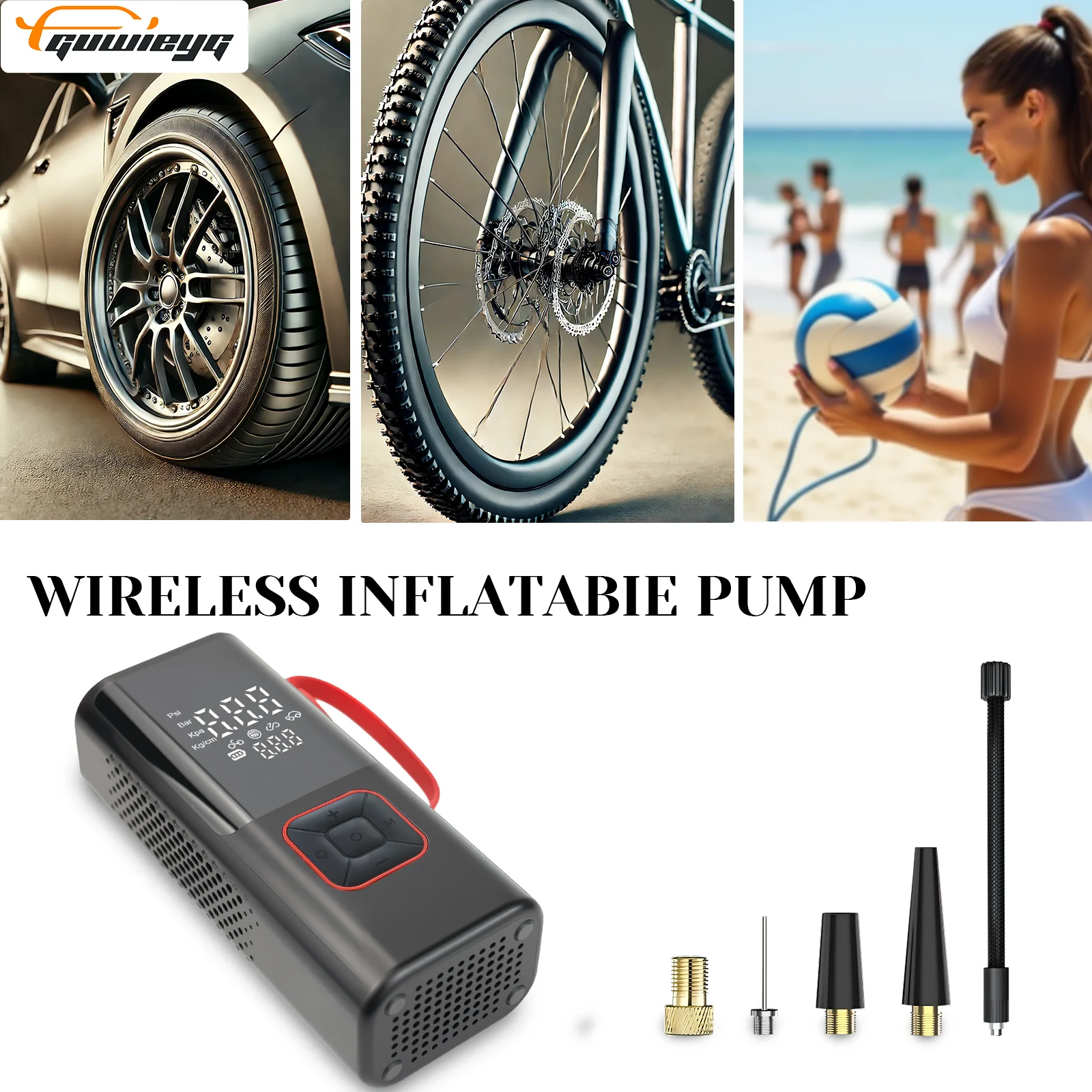 Умный портативный насос для накачивания шин — 6000 мАч, автоматическое отключение, светодиодный экран, 4 режима для автомобиля, велосипеда и многого другого
Умный портативный насос для накачивания шин — 6000 мАч, автоматическое отключение, светодиодный экран, 4 режима для автомобиля, велосипеда и многого другого