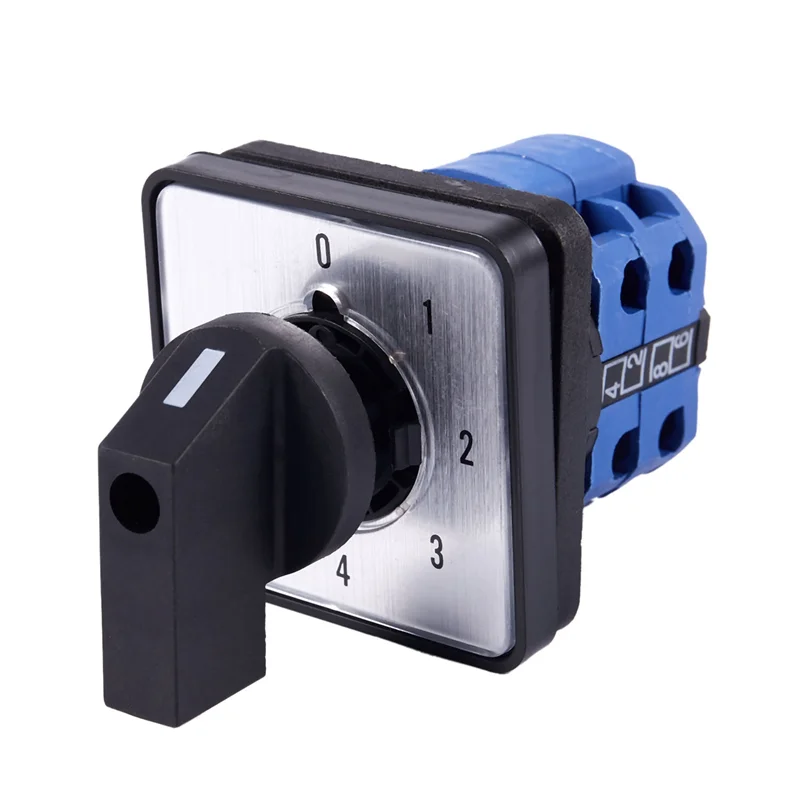10X 8 Terminals 5 Positions Master Control Rotary Cam Switch 20A Black+Blue-A80Z
10X 8 Terminals 5 Positions Master Control Rotary Cam Switch 20A Black+Blue-A80Z